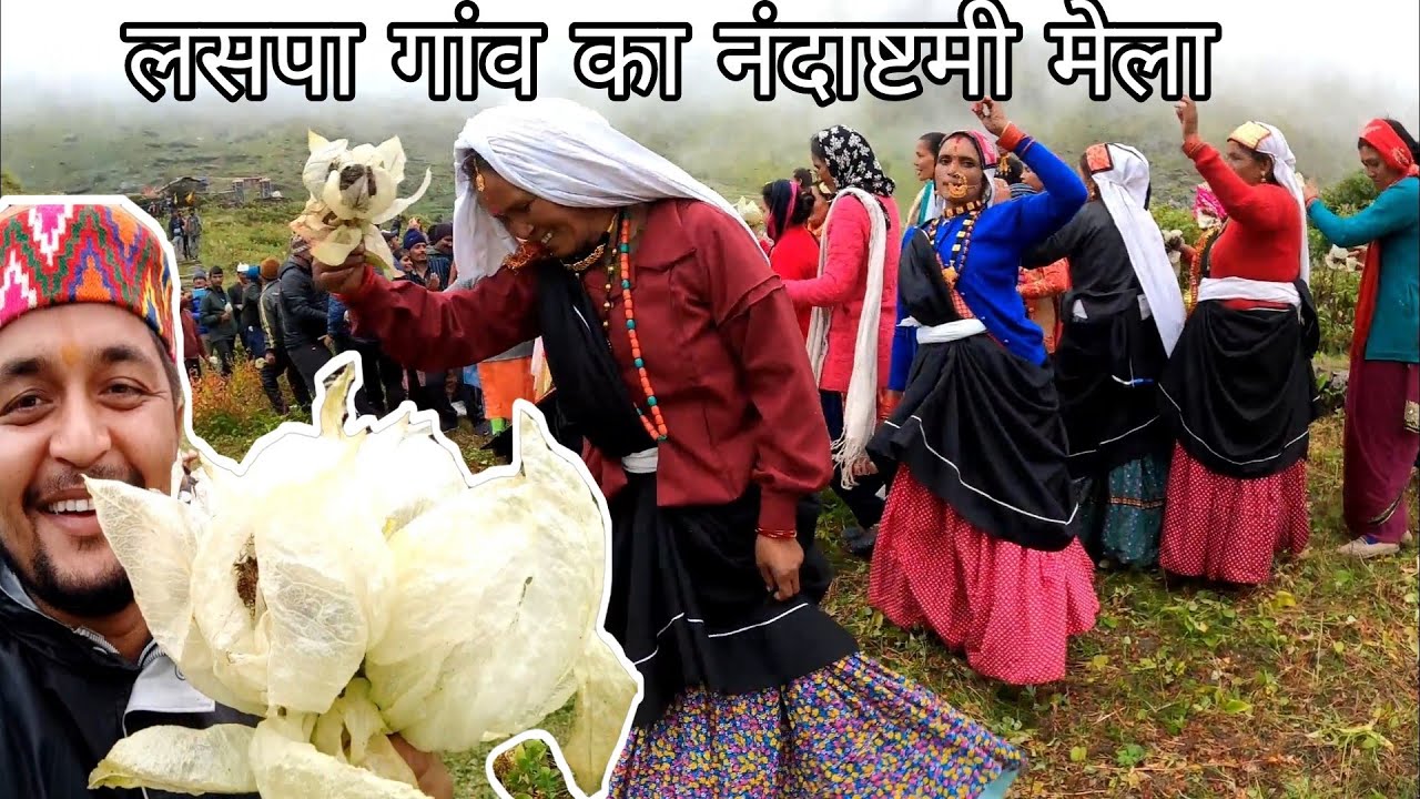 आज ब्रह्मकमल भी देख लिया !! लसपा गांव का नंदाष्टमी मेला !! Johar Valley trek munsyari !! Ep 9