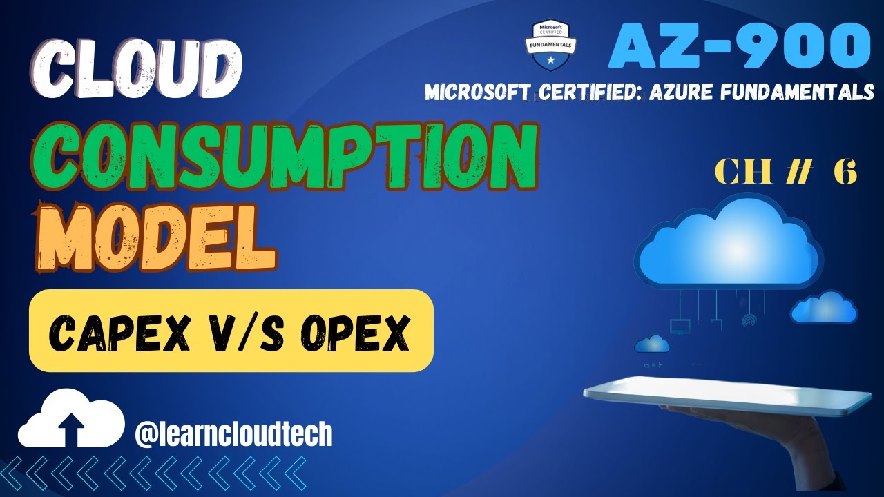 Understanding CAPEX Vs OPEX Model | Cloud Consumption | CH-6 | #AZ-900