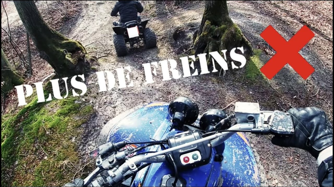 LES FREINS DU QUAD NOUS LACHE 😅