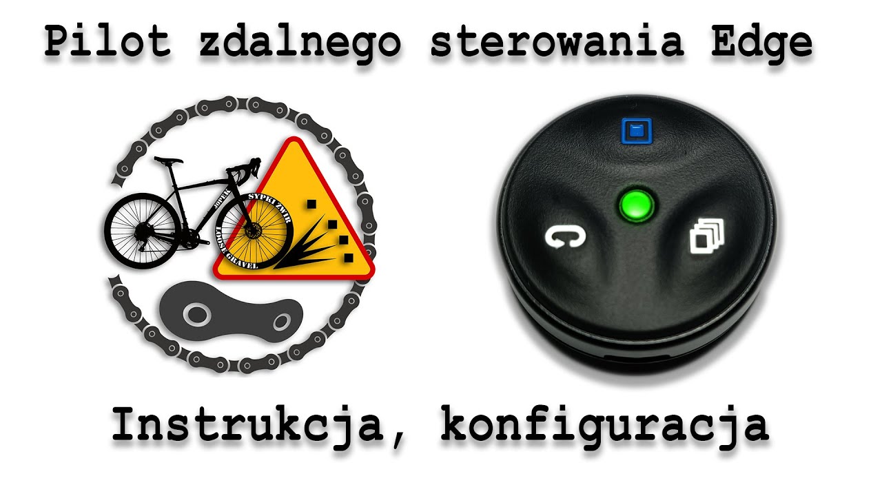 Pilot zdalnego sterowania Garmin Edge - instrukcja, konfiguracja