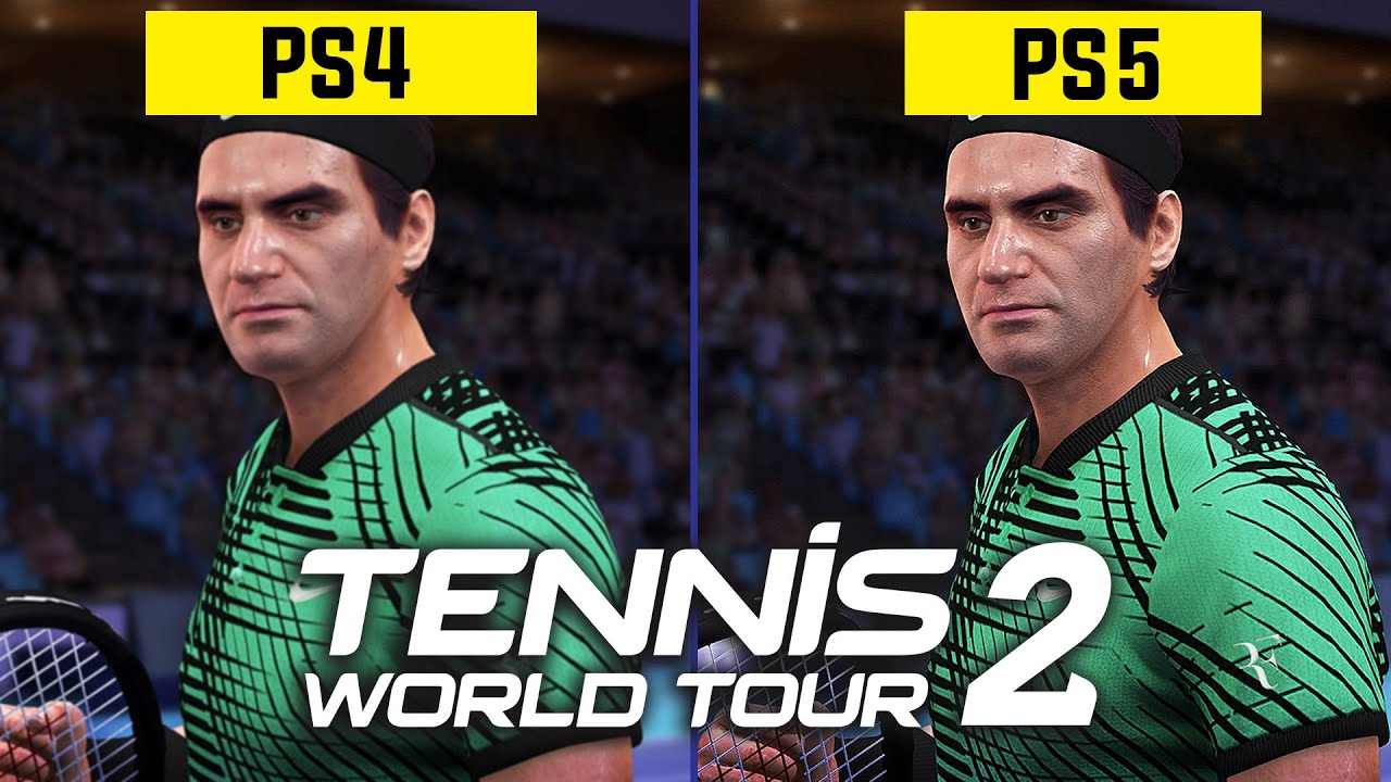 Tennis World Tour 2 Graphics Comparison (PS4 vs PS5)