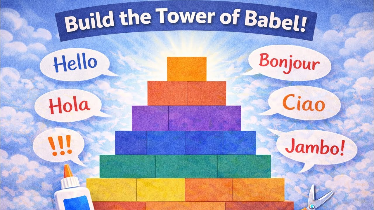 Build-A-Babel | Tower of Babel | Bible Art for Kids 