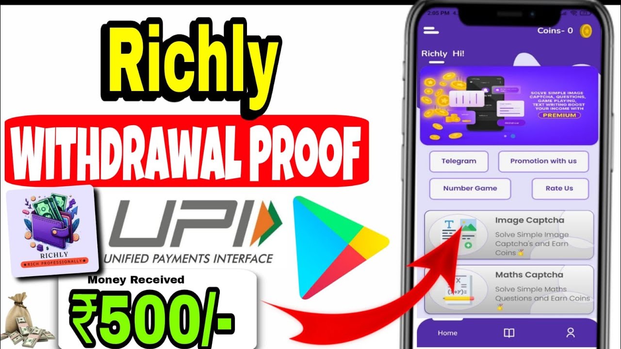 Richly App Withdrawal Proof 🔥🤑 Richly App Real Or Fake 💥🤯 New Earning App Today 2025