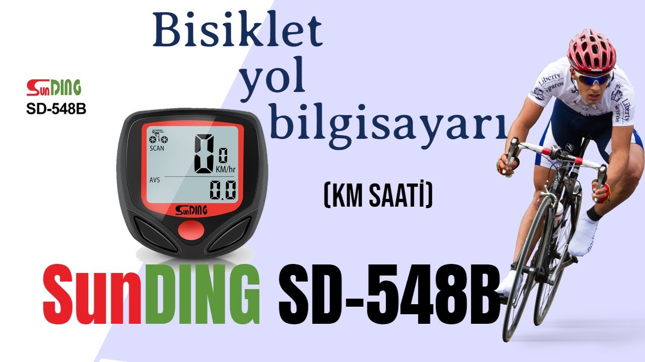 SunDING SD-548B Bisiklet Yol Bilgisayarı