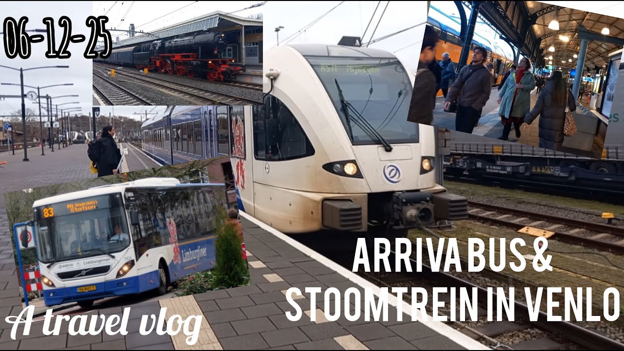 #TREINLEVEN: Kort rondje langs Venlo en 2 UUR in een ARRIVA-BUS