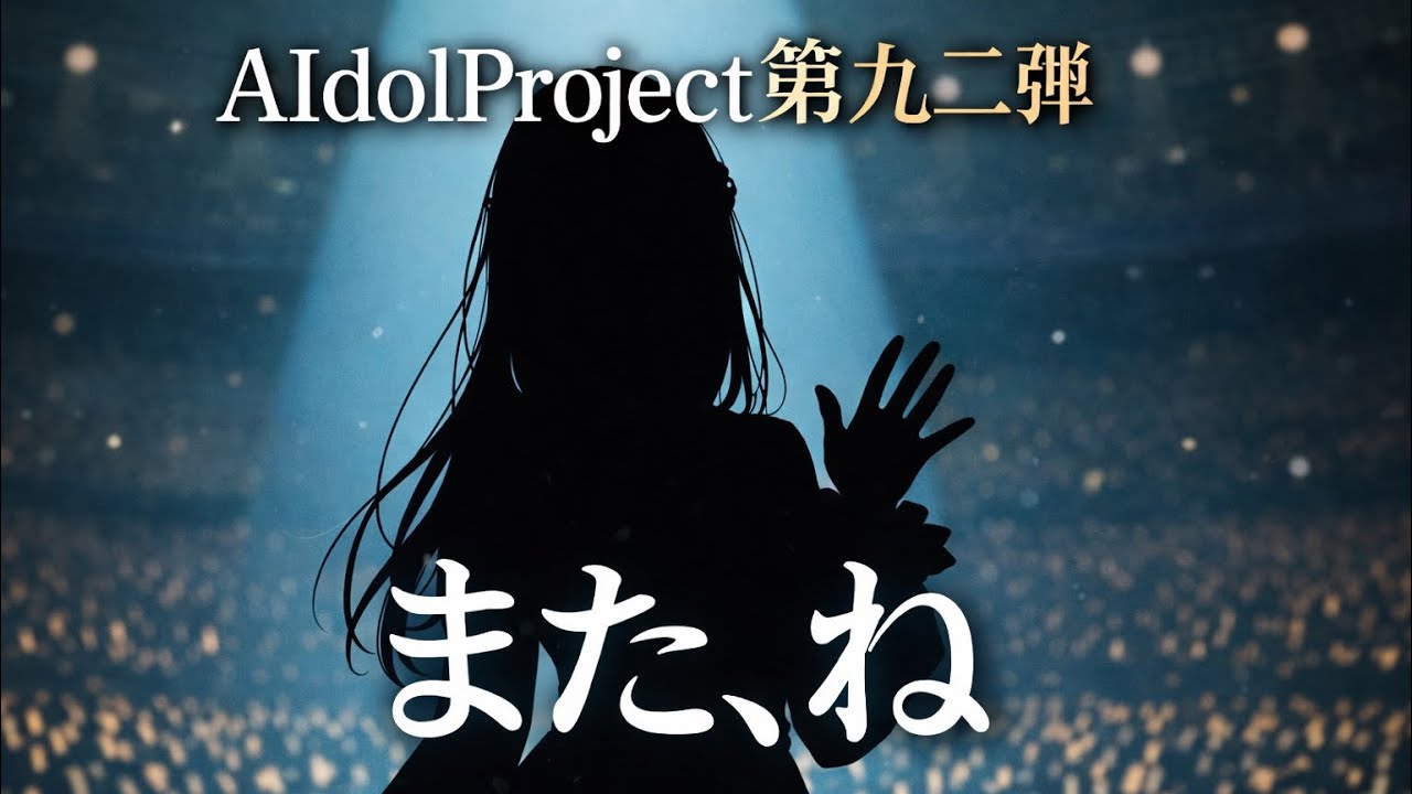【泣ける曲】「また、ね」【AIdolProject】【Official Music Video】
