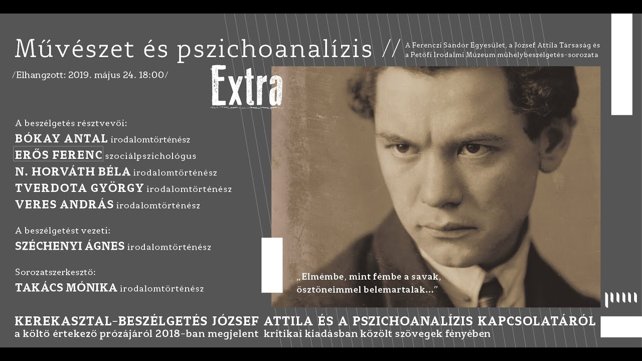 „Elmémbe, mint fémbe a savak, / ösztöneimmel belemartalak…” - József Attila és a pszichoanalízis
