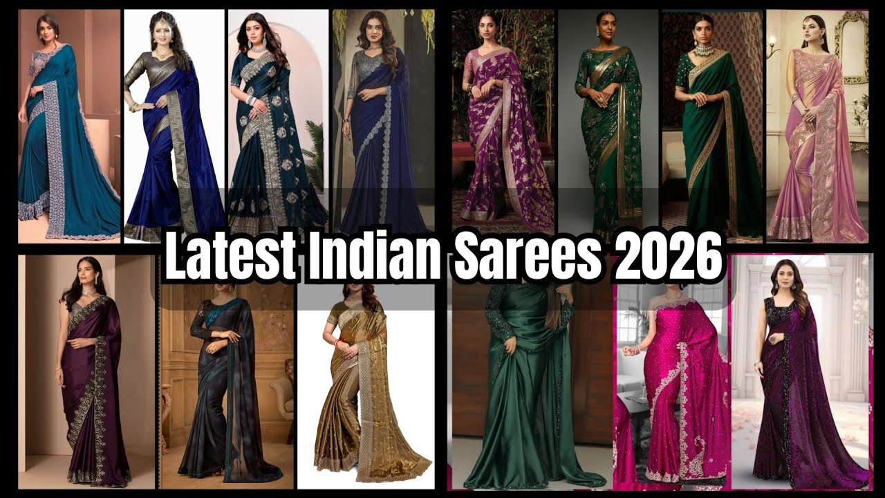 Идеи дизайна шелковых сари | Индийские сари 2026 | Традиционные и современные сари | Мода