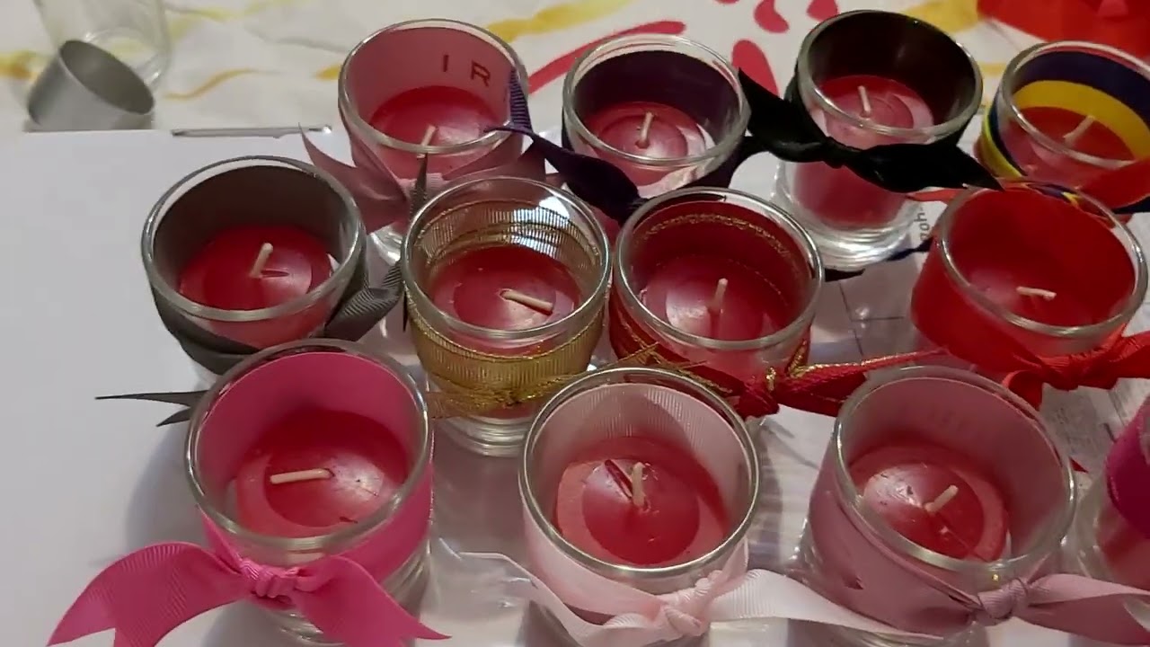 DIY CANDLES  FOR DEBUT