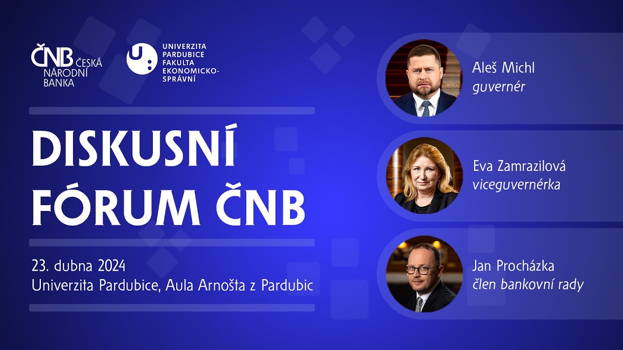 Diskusní fórum ČNB na Univerzitě Pardubice
