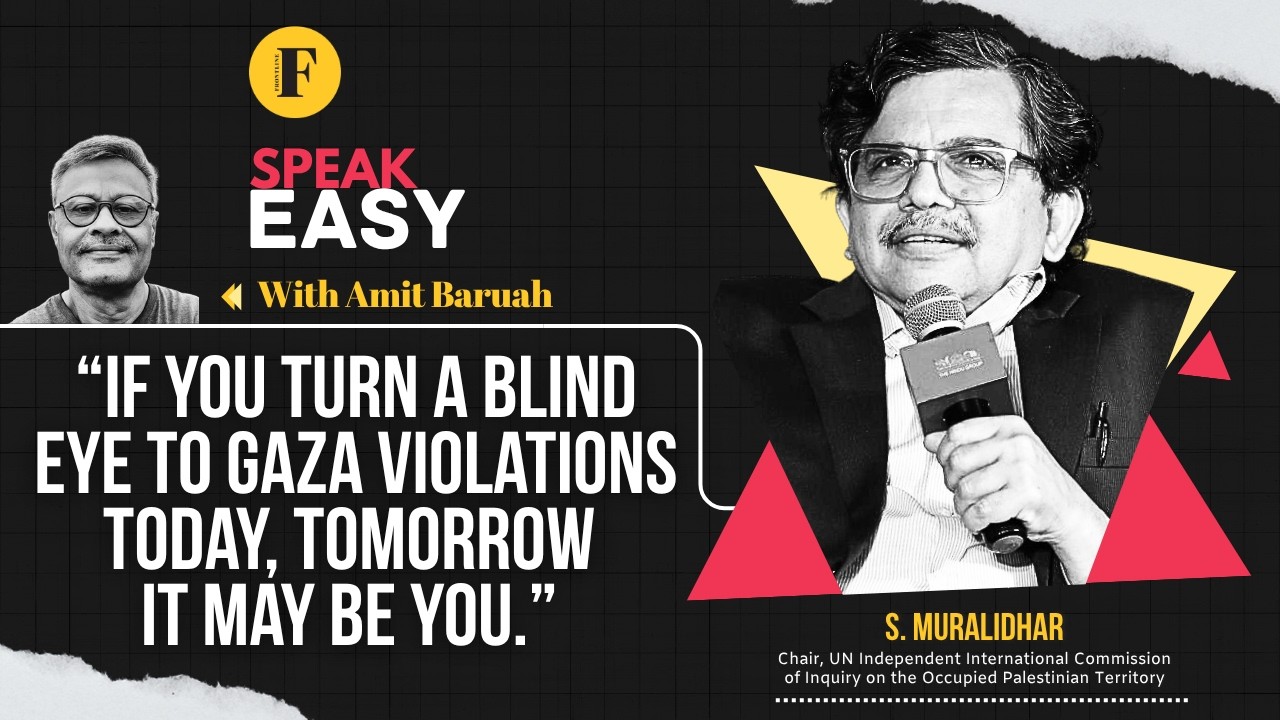 Who can be prosecuted for the Gaza genocide? Justice Muralidhar on SpeakEasy with Amit Baruah Ep 15