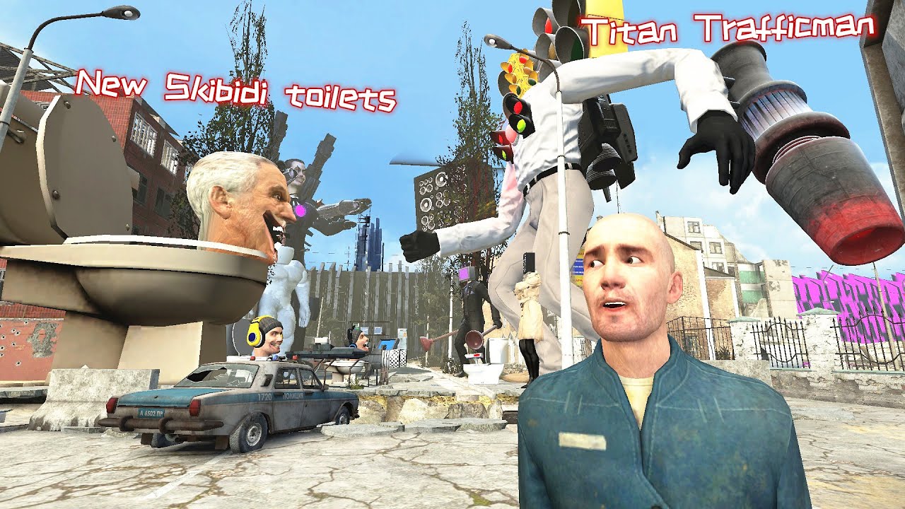 New Skibidi toilets vs TITAN TV Man and FNAF Baby,Speaker Woman part-(Garry's Mod Animation)