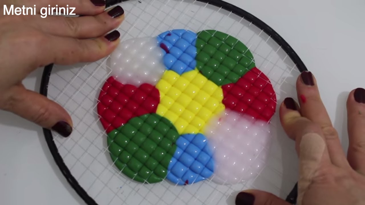 Slime' larımı Presledim - Slime Pressing - Raketle Slime Presleme - Bidünya Oyuncak