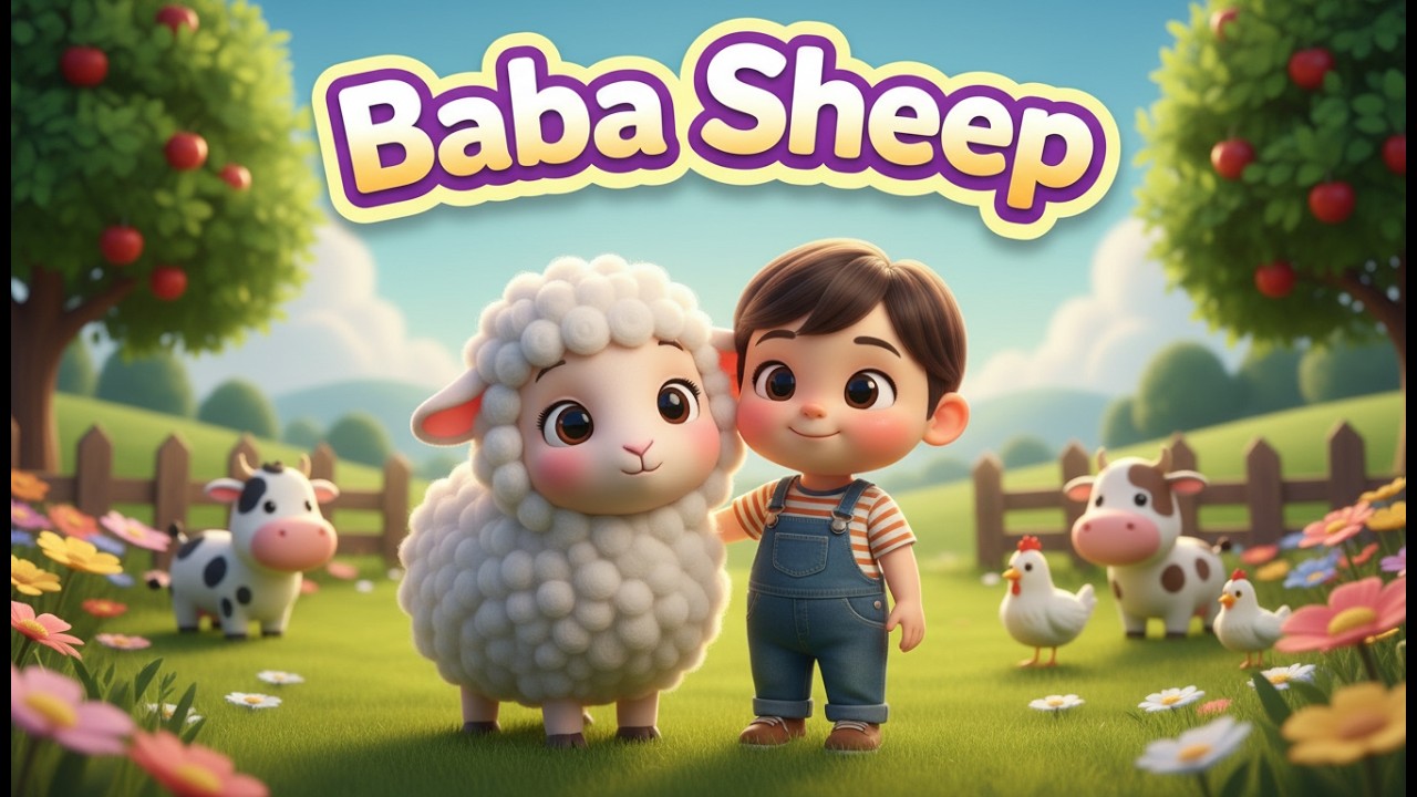 Baba Sheep Do do do | Kids Poem Song | Nana Bug | Original Nursery Rhymes