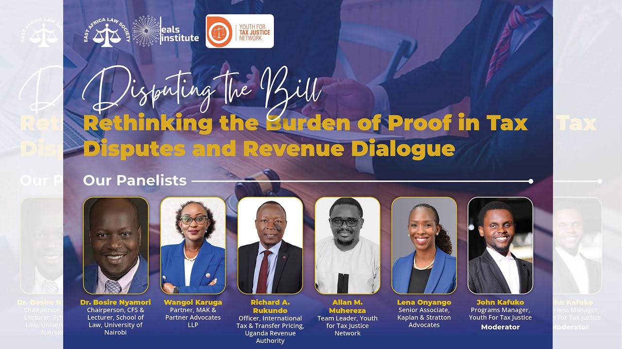 Disputing the Bill: Rethinking the Burden of Proof in Tax Disputes and Revenue Dialogue