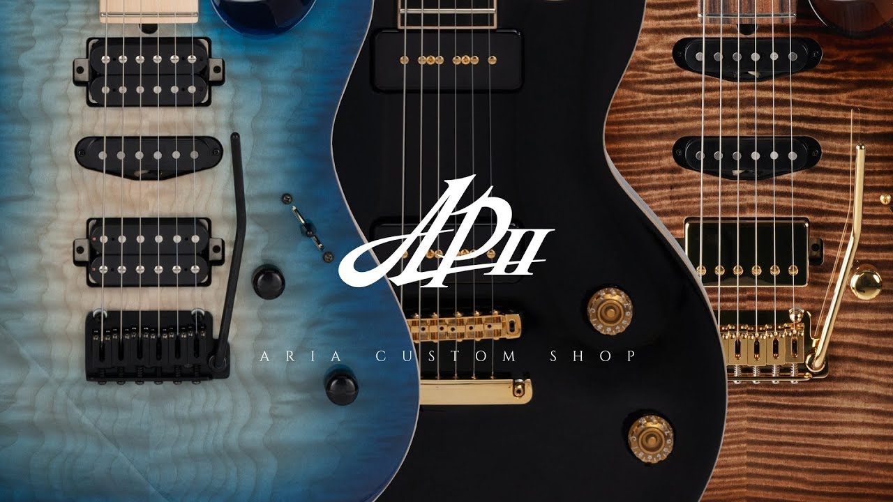 APⅡ - Aria Custom Shop Guitars Show Case PT.2 | MAF-9130BM, PE-5350GE & MAF-8120GP