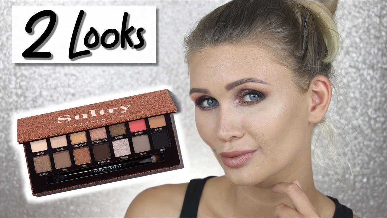 ABH SULTRY PALETTE 😍 2 LOOKS | Swatches & Review | Anastasia Beverly Hills