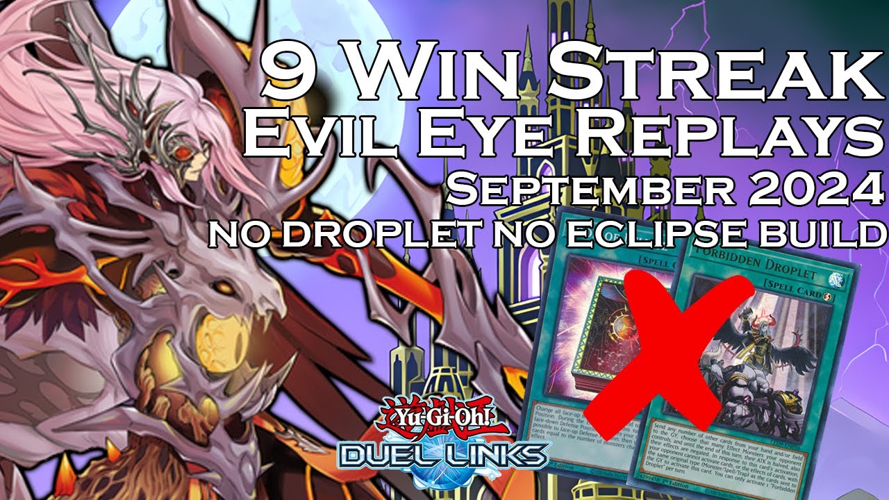 9 WIN STREAK EVIL EYE SEPTEMBER 2024 | DUEL LINKS