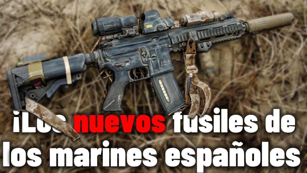 🔫 ¡La infantería de marina española RECBE sus nuevos 