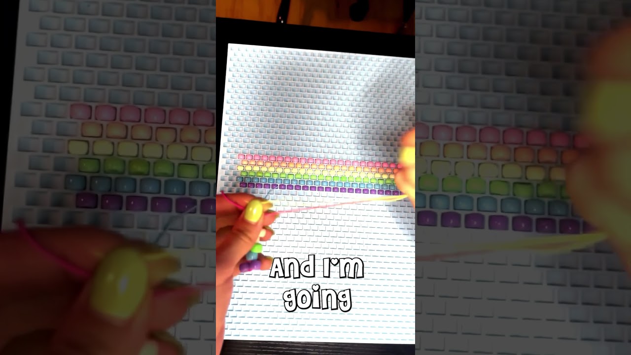 here's a tutorial on how to do a peyote stitch! #diy #kandi #rave #kandikid