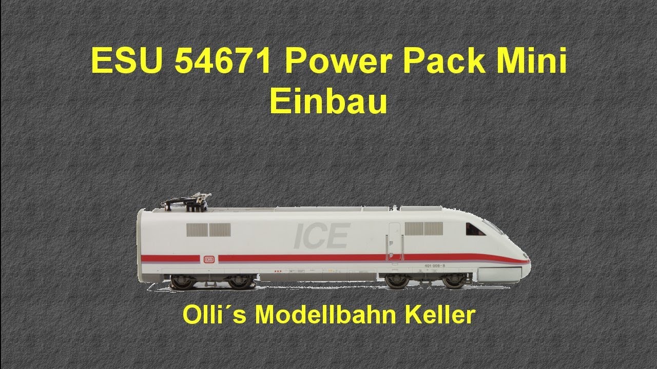 ESU 54671 Power Pack Mini Einbau