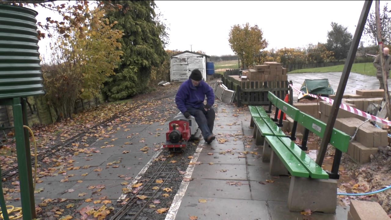 Hurricane and Tich steam on a cold November day at Whissendine     2016