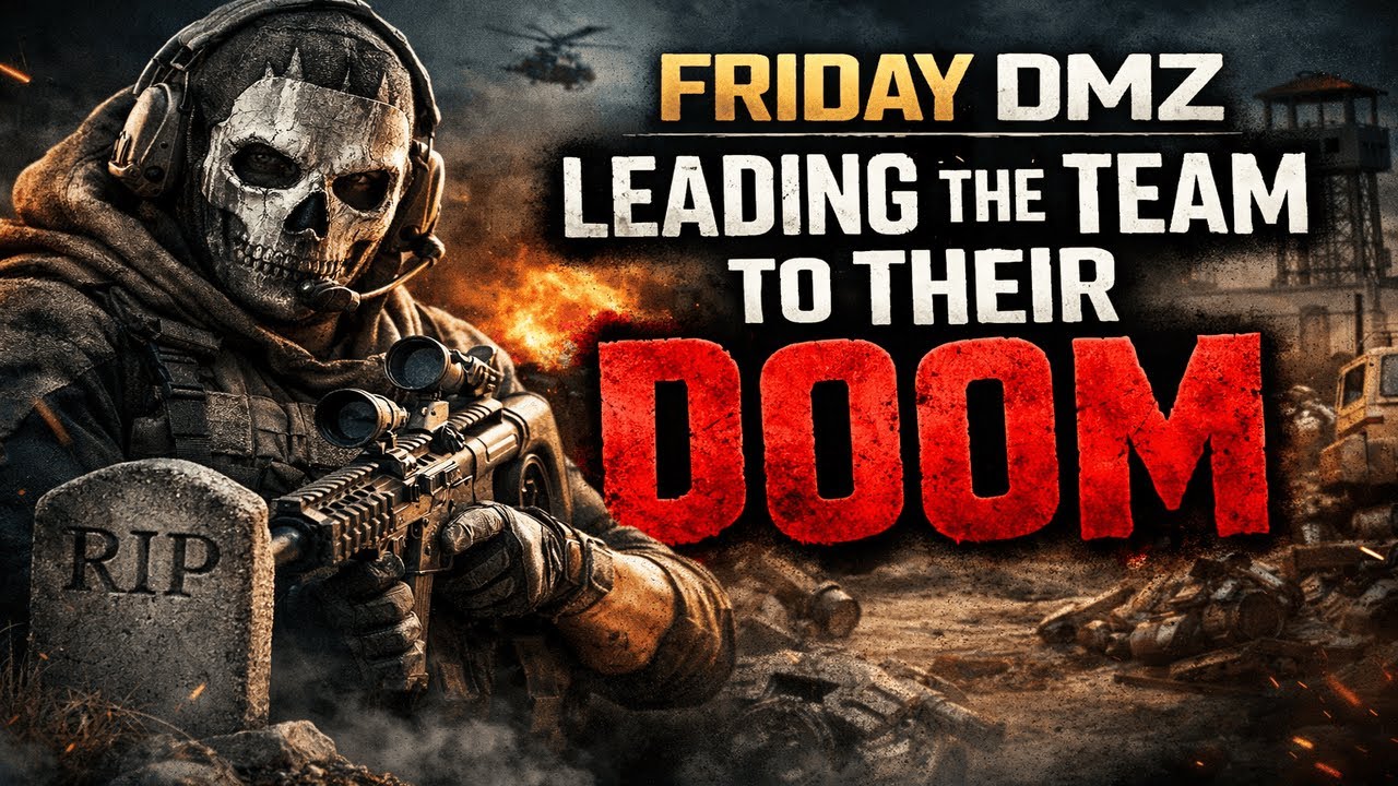 Live Now:🪦 Friday DMZ | Leading the Team to Their Doom!! On our way to 300 Subs!