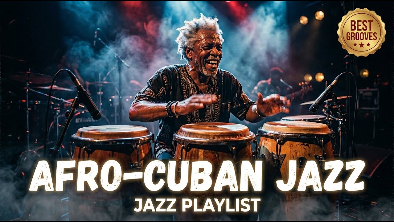 AFRO-CUBAN JAZZ 🔥 Havana Night Groove (1 HOUR) | Smooth Sax & Congas