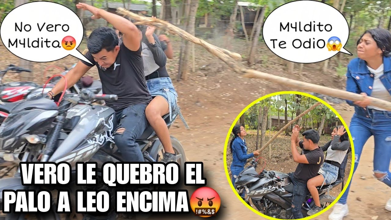 LEO Se Llevo a BRENDA De Mujer😍Pero VERO A Pal4zos Los Hizo Bajad0 De La Moto🫢🤬
