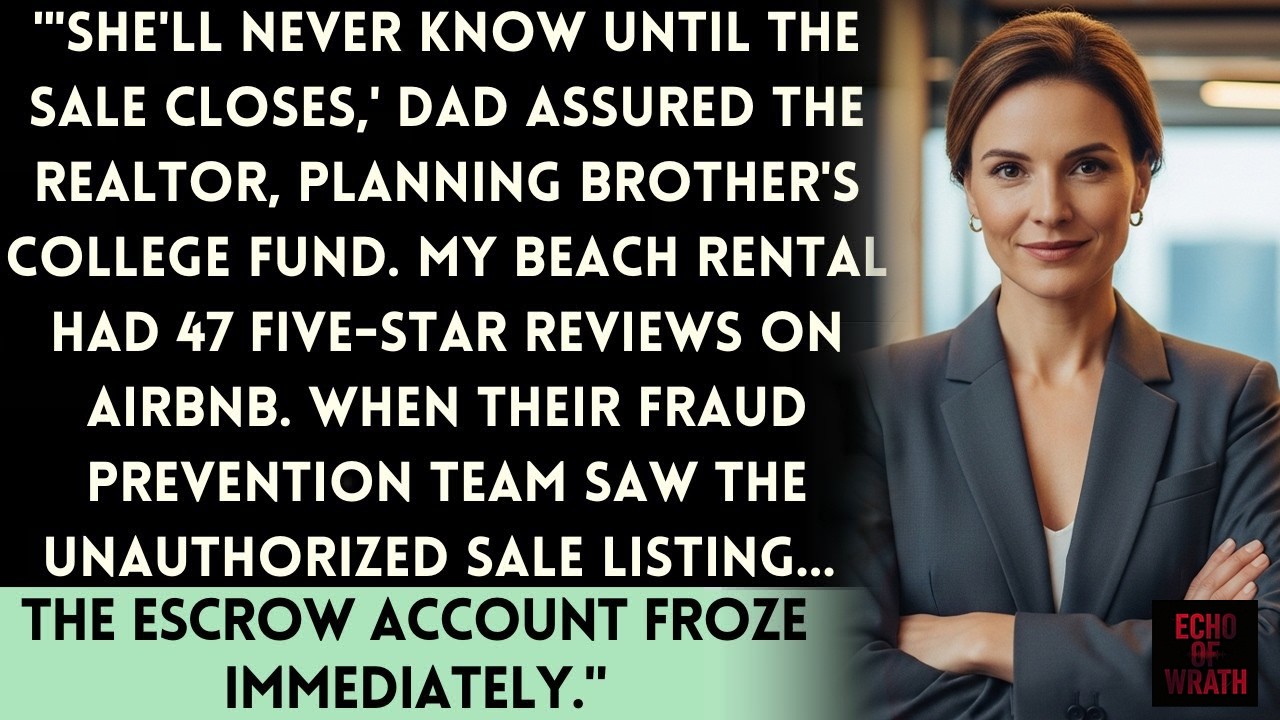 Dad Put My Beach House on Airbnb Without Asking — The Records Proved It Was Mine