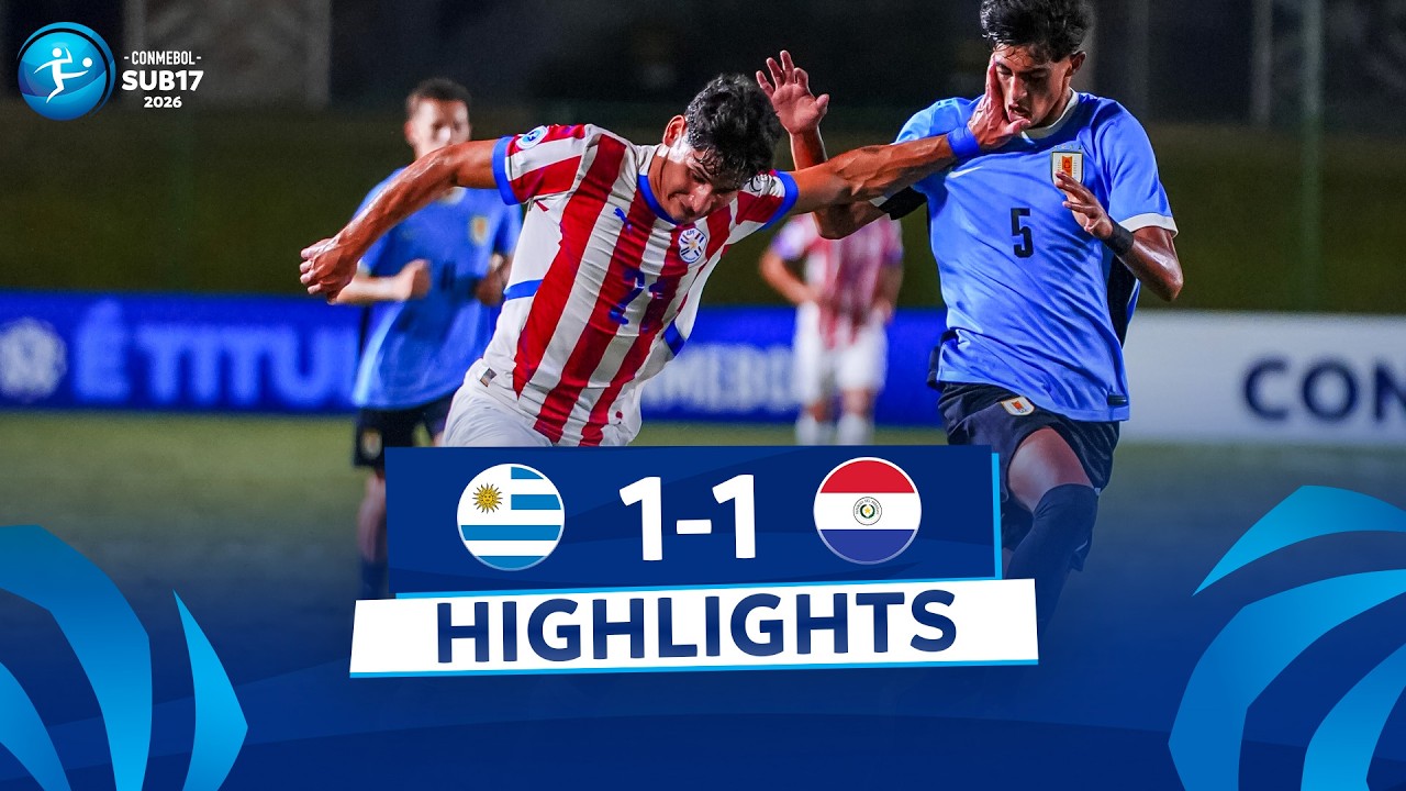 URUGUAY vs. PARAGUAY [1-1] | RESUMEN | CONMEBOL SUB17 | FASE DE GRUPOS