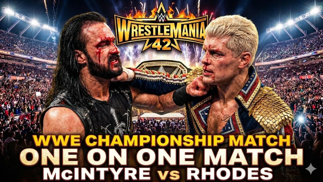 🔴 LIVE | Cody Rhodes vs Drew McIntyre – Epic Match! 😱 | WWE 2K25 #Shorts