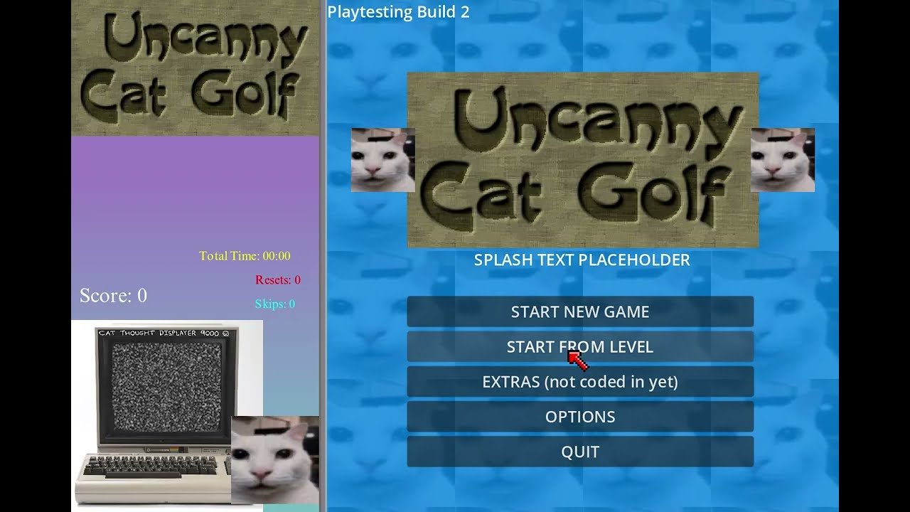 Uncanny Cat Golf