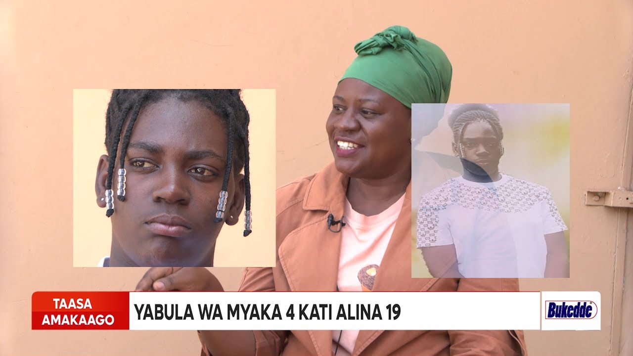 Laba essanyu lya maama n'omwana nga basisinkanye oluvannyuma lw'emyaka egisoba mu 10