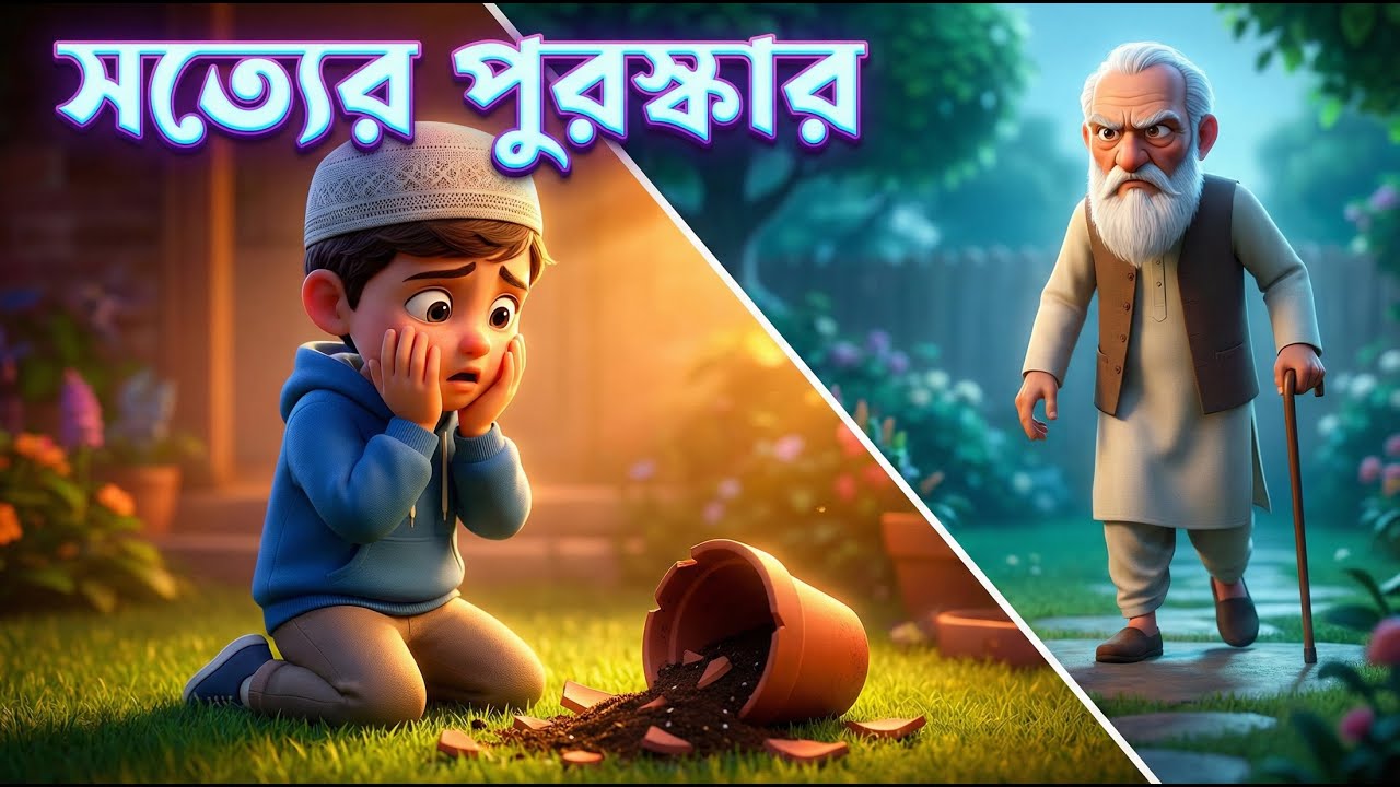 সত্যের আলো  শিশুদের শিক্ষণীয় ইসলামিক কার্টুন  Bangla Islamic Cartoon for Kids