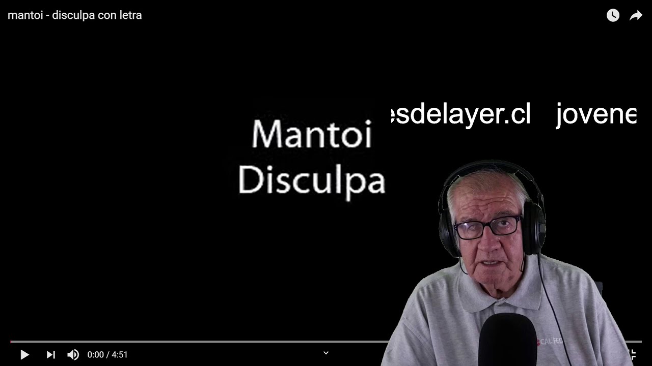 Reacción mantoi - disculpa con letra Jóvenes del Ayer