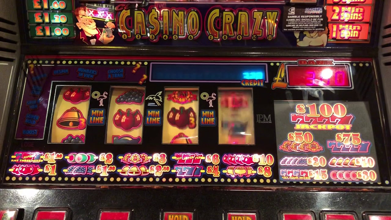 Casino crazy £100 club jackpot machine live play at Mr P’s Tonbridge January 2019