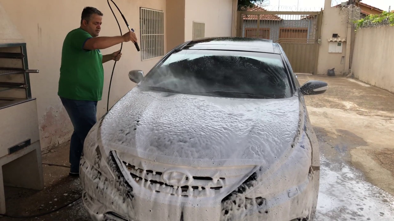 Sistema engate rápido com registro direto na mangueira da Lavadora lava jato