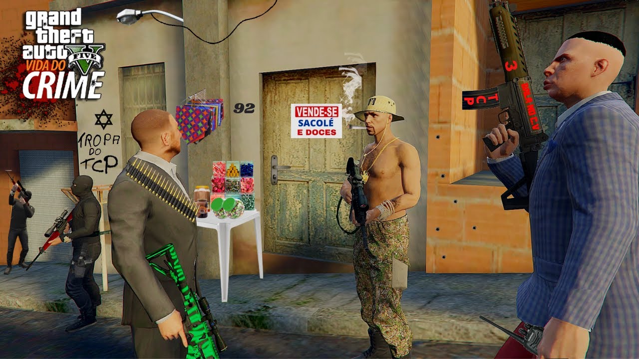 GTA V VIDA DO CRIME:URSO DEU FRENTE DO ANTARES PARA UM CRIA,DEIXOU MEIO MILHÃO MAIS 100 fuzil Ep114