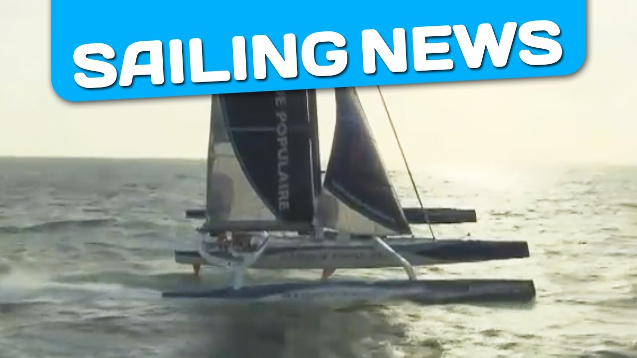 Incredible speed of 41 knots for Banque Populaire V during the Jules Verne's Trophy
