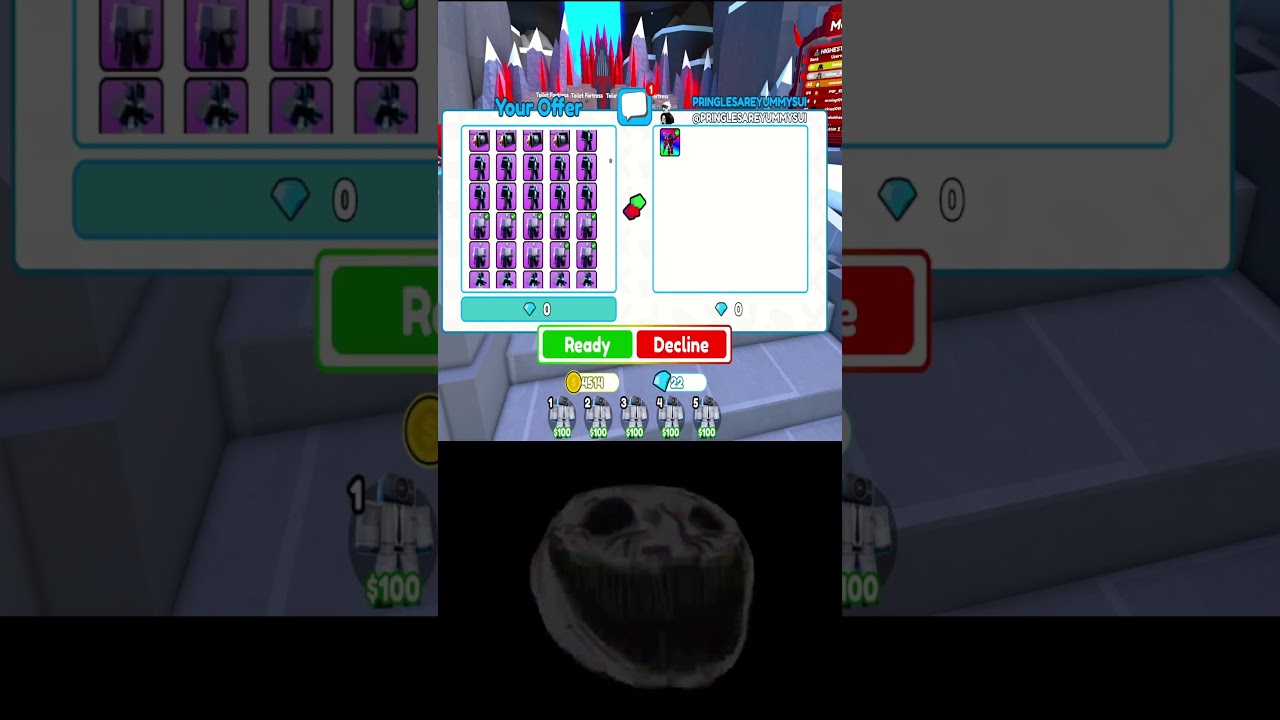TRADING FOR THE NEW ULTIMATE UNIT IN TOILET TOWER DEFENSE 
