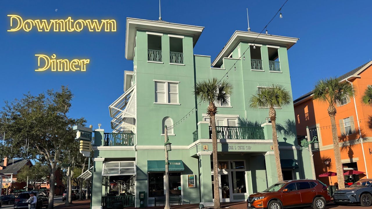 Завтрак в Downtown Diner с мужем. #downtowndiner #celebrationflorida