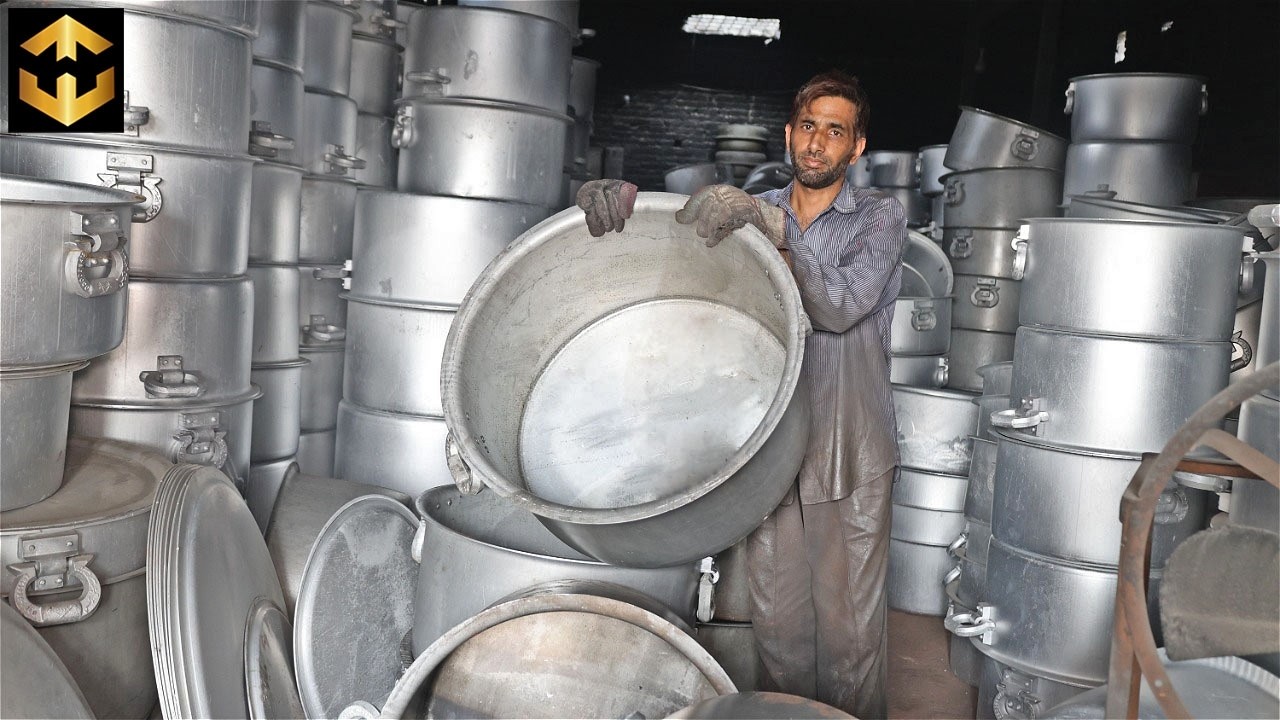 Unbelievable Process of Making Massive Cooking Pots from Recycling Process | Factory Mass Production