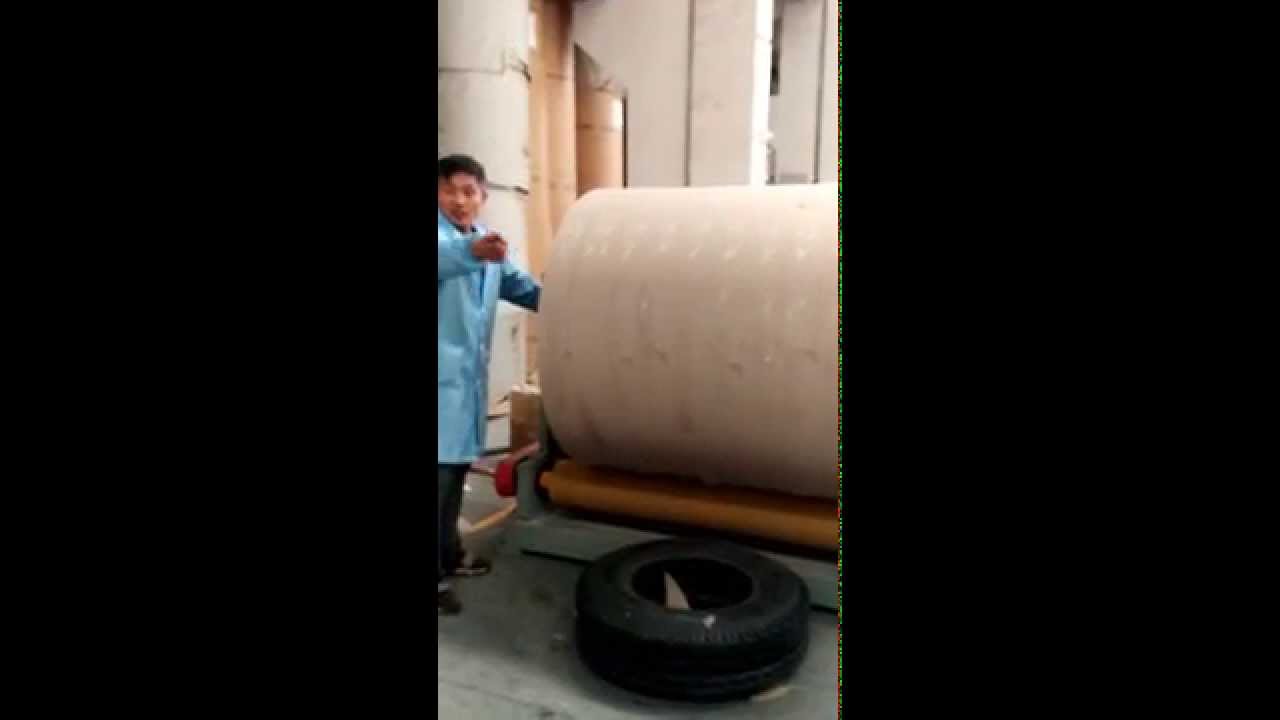 how to separate the paper rolls after slitting and rewinding
