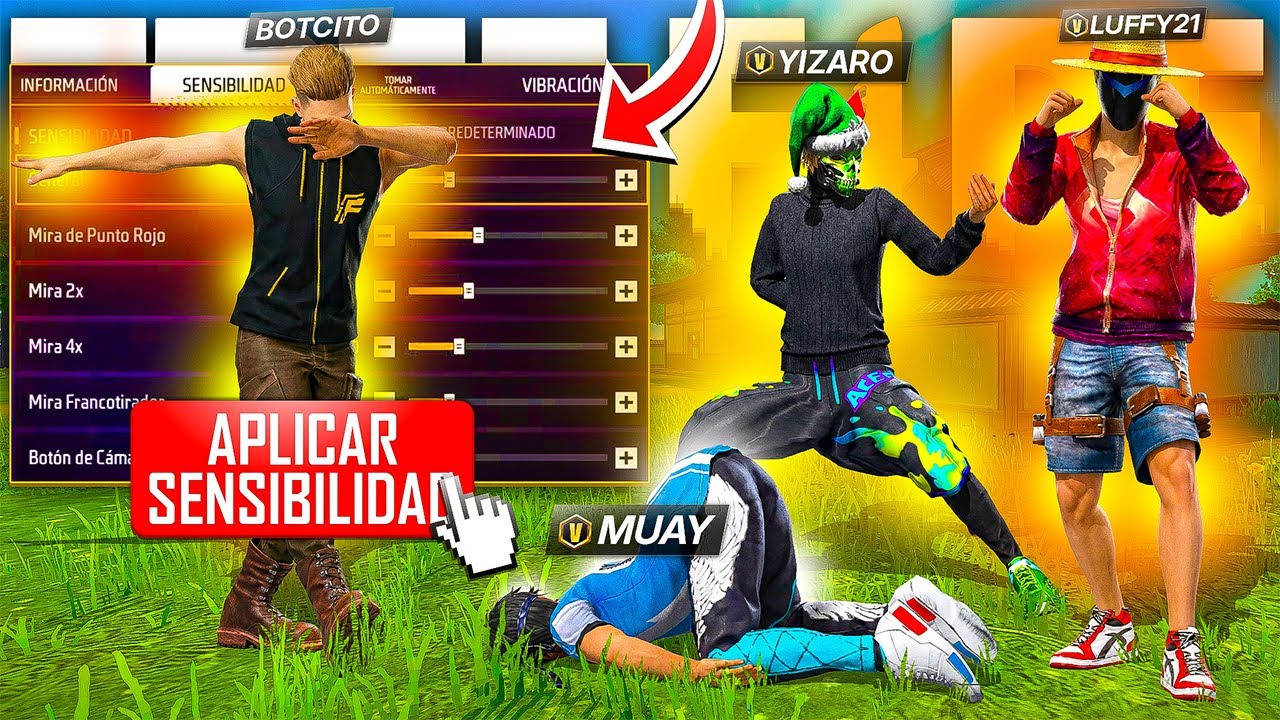 USAMOS la SENSIBILIDAD de BOTSITO y este fue el RESULTADO... 💀// Free Fire