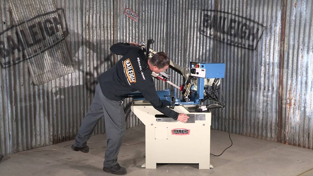 Baileigh Industrial BS-250M Mitering Horizontal Bandsaw