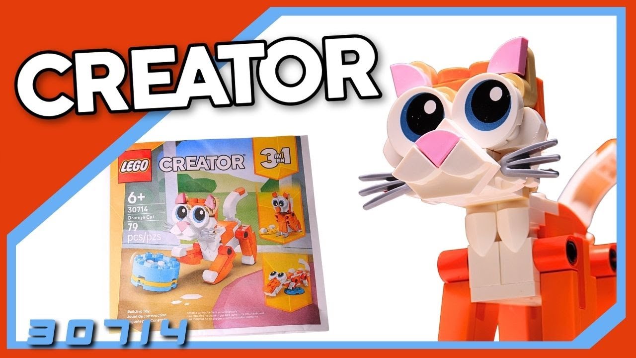 Lego Creator | Orange Cat [30714 REVIEW]