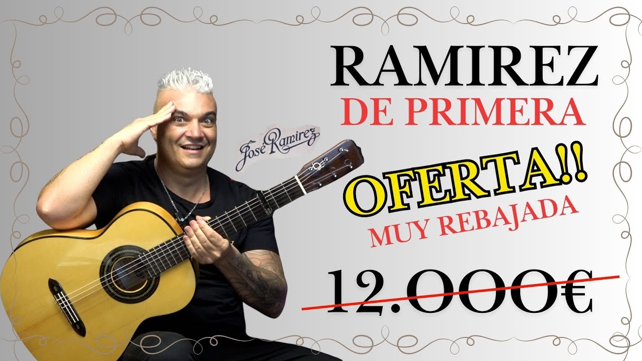 💎 RAMIREZ DE 12.000€ MUY MUY REBAJADA!! OFERTÓN IRREPETIBLE guitarra flamenca