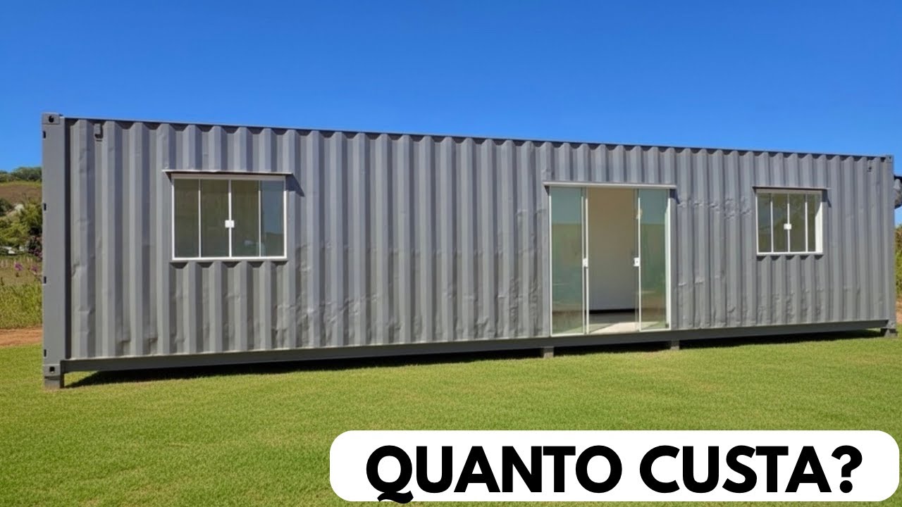 Casa container 30m2 - PREÇO NO VIDEO