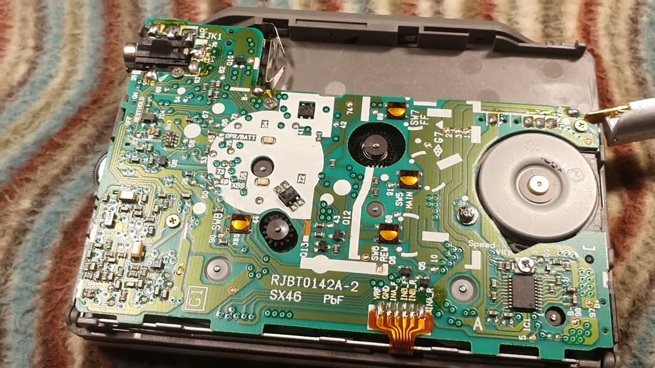 Panasonic RQ-SX46 какой внутри, ремонт, впечатления..